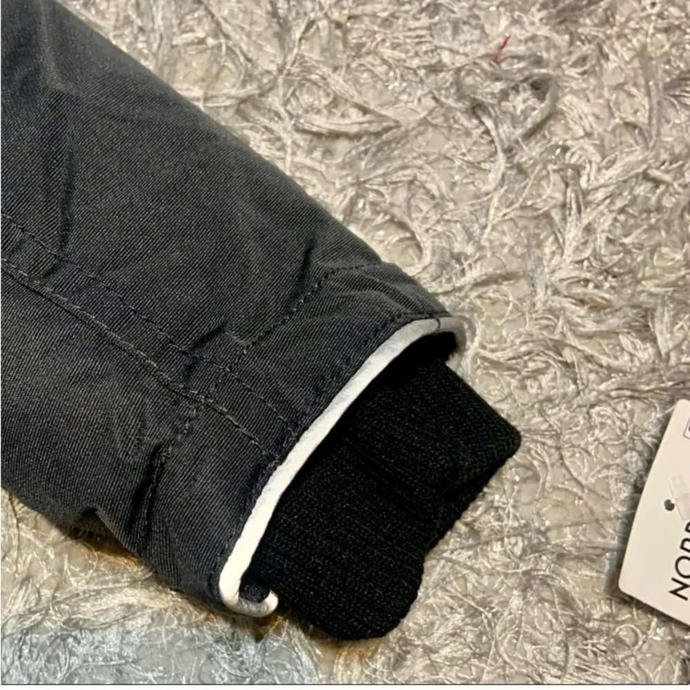 Urban Republic 24M Toddler Quilted Weatherproof Jacket Charcoal Fur Lined Hood